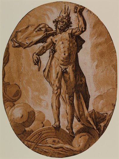 Day (Helios) by Hendrik Goltzius
